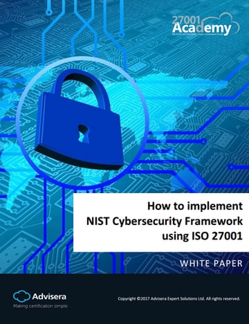 How to implement the NIST Cyber Security Framework using ISO 27001