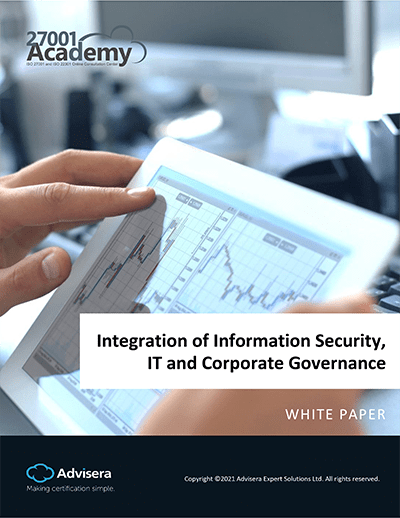 Integration of information security, IT, and corporate governance