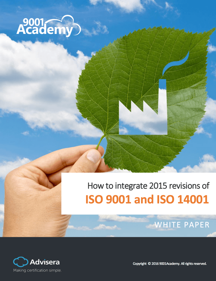 How to Integrate the 2015 Revisions of ISO 9001 and ISO 14001