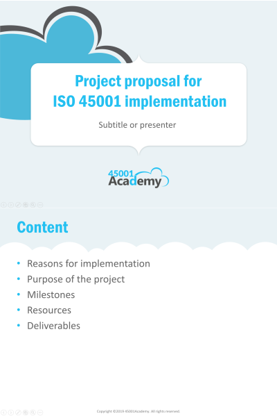 Project Proposal for ISO 45001 Implementation